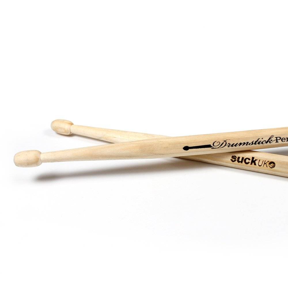 Drumstick Pens Set Of 2 Pens That Are Also Fun Drumsticks - The Fashion Gift Shop by SuckUK