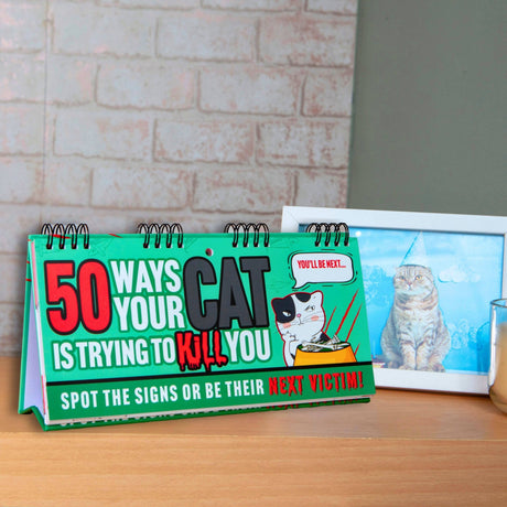 The Fashion Gift Shop: 50 Ways Your Cat Is Trying To Kill You Flipbook - Cat Gifts by Boxer Gifts, Flip Books