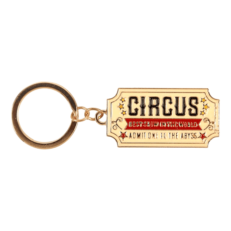 The Fashion Gift Shop: Admit One To The Abyss Ticket Keyring by Spirit of equinox, Keyrings