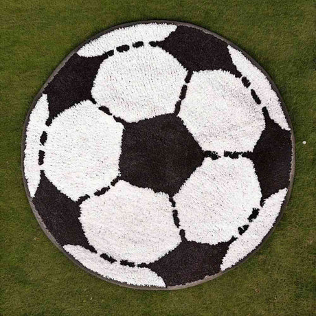The Fashion Gift Shop: Football Shaped Bedroom Rug ⚽ by Sass and Belle, Bedroom Rugs