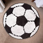 Football Shaped Bedroom Rug ⚽ - Bedroom Rugs by Sass & Belle