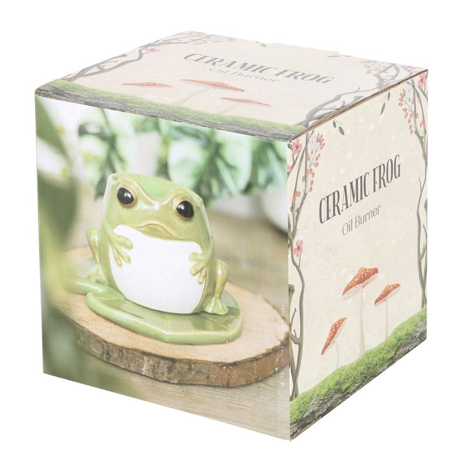 Frog Shaped Oil Burner and Wax Melter on Lily Pad - Oil Burner & Wax Melters by Jones Home & Gifts