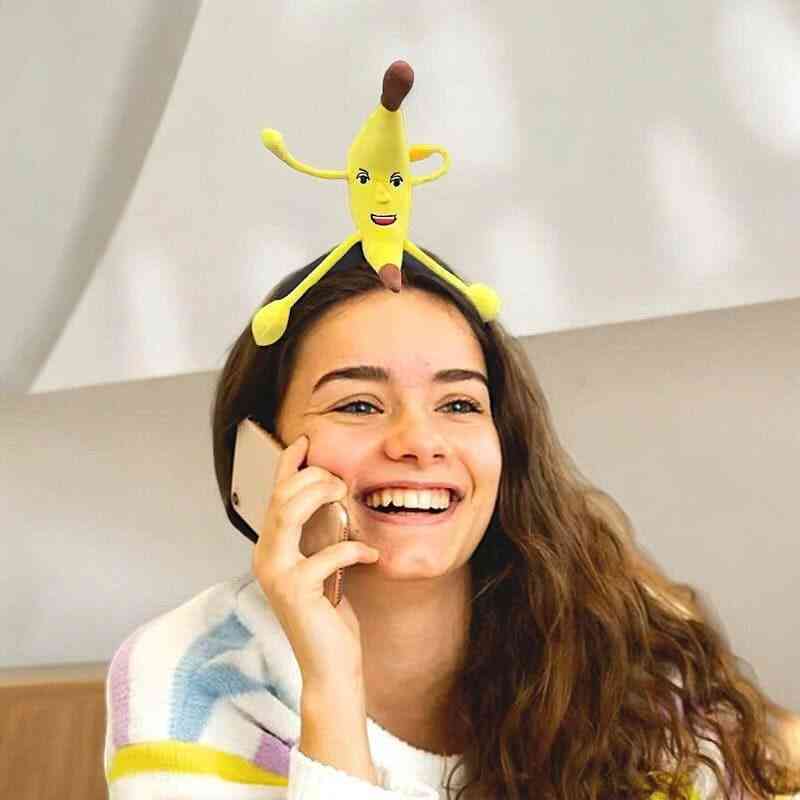 Fun Plush Banana Hairband, Fancy Dress, Party Fun - The Fashion Gift Shop by Fashion Accessories
