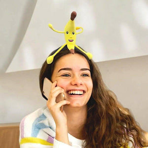 Fun Plush Banana Hairband  Fashion Accessories  The Fashion Gift Shop .