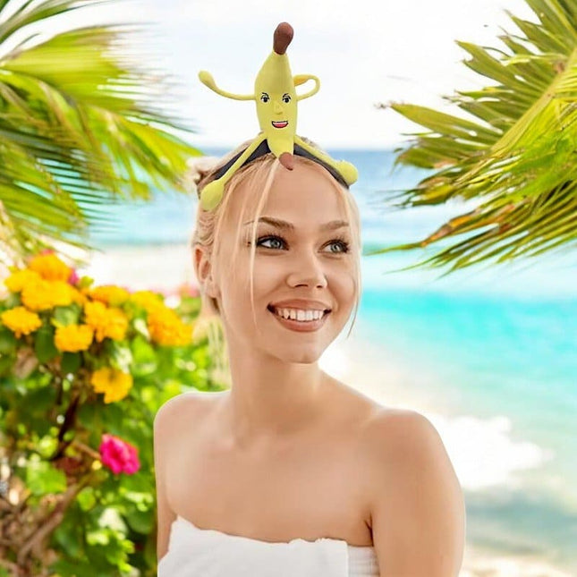 Fun Plush Banana Hairband - Hair Accessories by Fashion Accessories