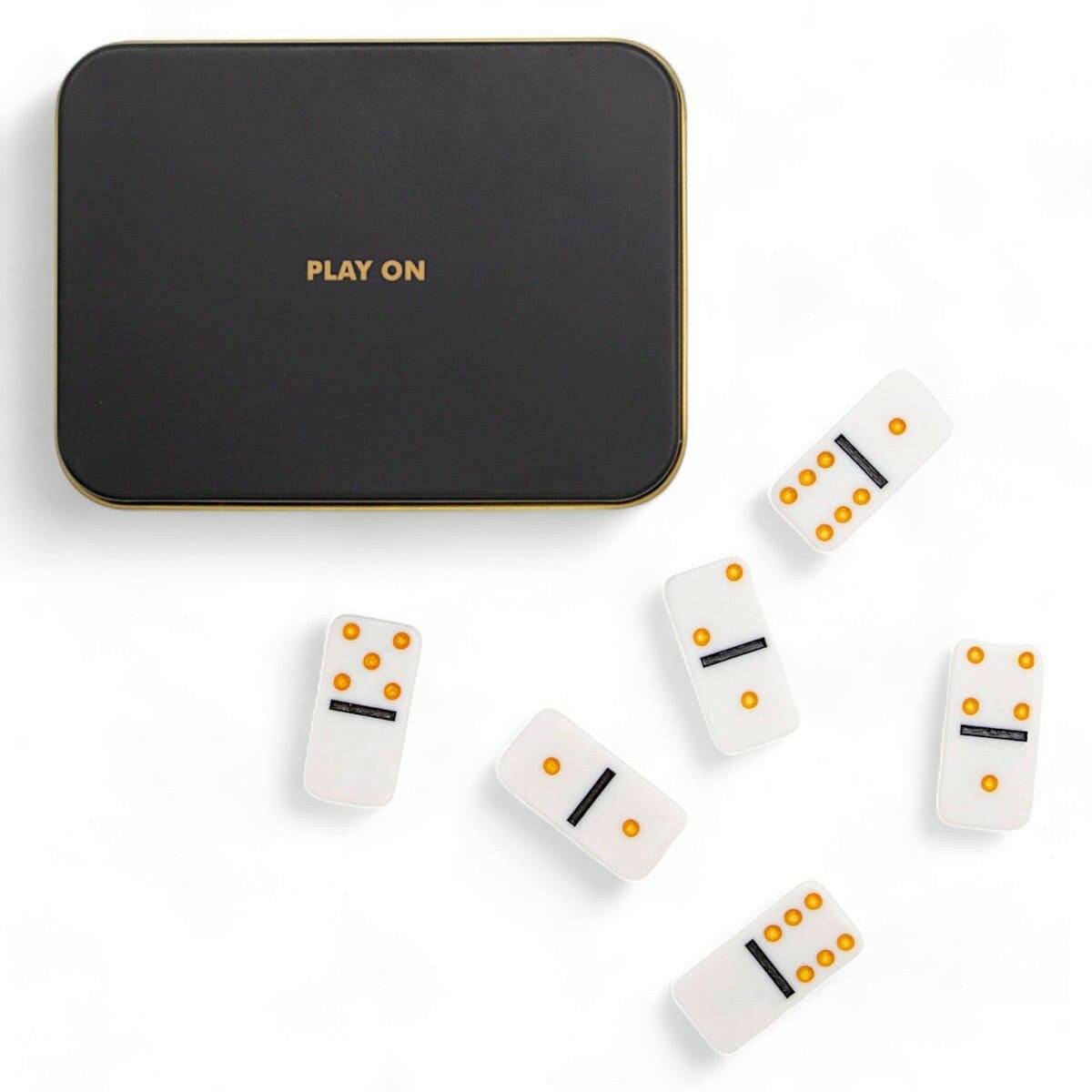 Play On, Iron and Glory Mini Travel Domino Set  Iron and Glory  The Fashion Gift Shop .