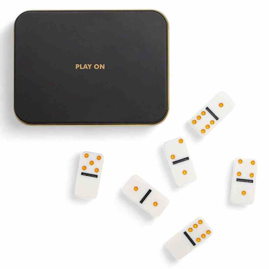 The Fashion Gift Shop: Play On, Iron and Glory Mini Travel Domino Set for Fun Games by Iron and Glory, Games & Puzzles