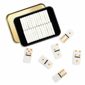 The Fashion Gift Shop: Play On, Iron and Glory Mini Travel Domino Set for Fun Games by Iron and Glory, Games & Puzzles