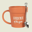 The Fashion Gift Shop: Gardener Of The Year Novelty Mug and Shovel Spoon Gift Set by Jones Home & Gifts, Mugs and Cups