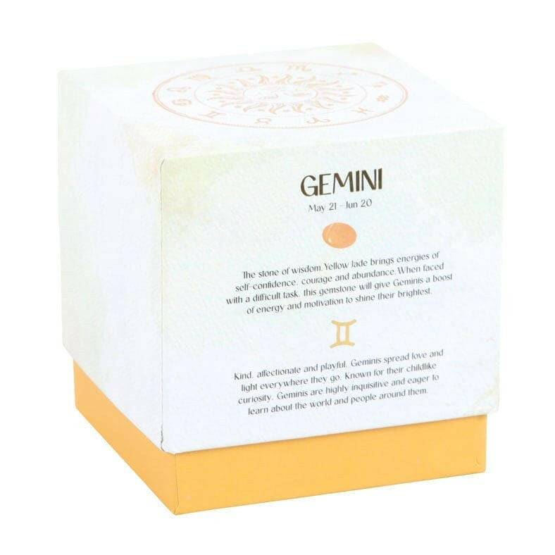 Gemini Lavender & Cedarwood Gemstone Zodiac Candle - The Fashion Gift Shop Candles by Jones Home & Gifts