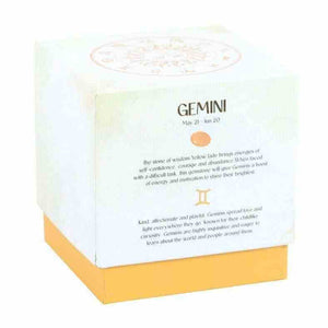 The Fashion Gift Shop: Gemini Lavender & Cedarwood Gemstone Zodiac Candle by Jones Home & Gifts, Candles