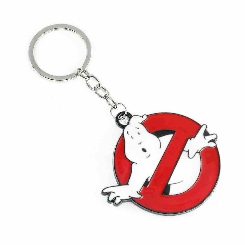 The Fashion Gift Shop: Ghostbusters Movie Logo Keyring Ghost Keychain Charm by Fashion Accessories, Keychains