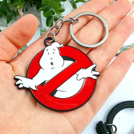 The Fashion Gift Shop: Ghostbusters Movie Logo Keyring Ghost Keychain Charm by Fashion Accessories, Keychains