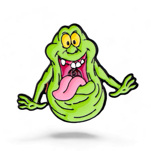 Ghost Busters Slimer Green Ghost Enamel Pin Brooch - Brooches & Lapel Pins by Fashion Accessories