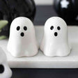 The Fashion Gift Shop: Halloween Ghost Spooky Salt and Pepper Shakers Condient Set of 2 by Spirit of equinox, Cruet Sets
