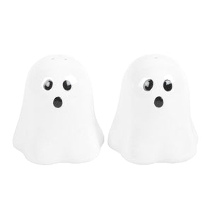 Ghost Salt and Pepper Shakers, Condiment Shakers, Halloween - Cruet Sets by Spirit of equinox