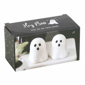 Ghost Salt and Pepper Shakers for Halloween Condiment Set - The Fashion Gift Shop Cruet Sets
