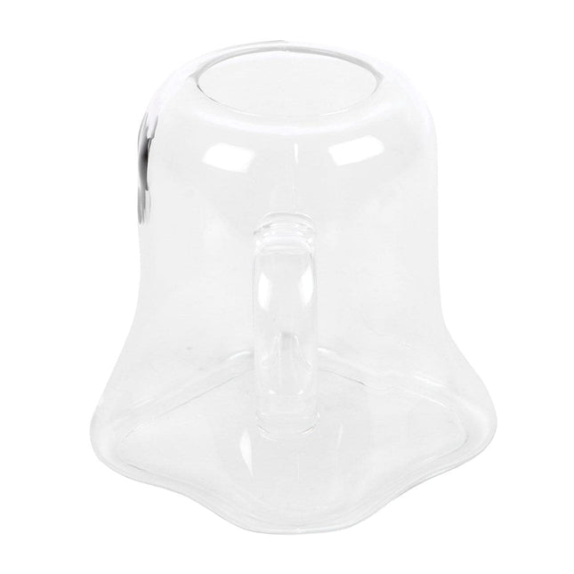 Ghost Shaped Glass Clear Mug, Halloween Season - Mugs and Cups by Spirit of equinox