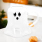 Ghost Shaped Glass Clear Mug, Halloween Season - Mugs and Cups by Spirit of equinox