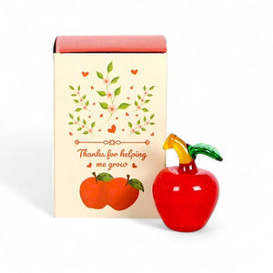 The Fashion Gift Shop: Glass Apples and Mouse in a Matchbox, Token Gifts for Teachers, Friends ideal Keepsake by Jones Home & Gifts, Token Gifts