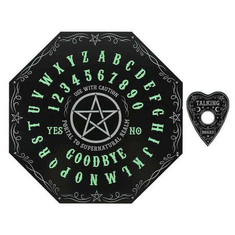 The Fashion Gift Shop: Glow in the Dark Octagon Spirit Board for Fun Gatherings by Spirit of equinox, Octagonal Spirit Boards