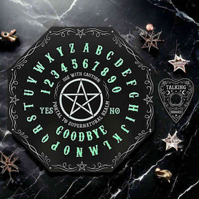 Glow in the Dark Octagon Spirit Board for Fun Gatherings by Spirit of equinox