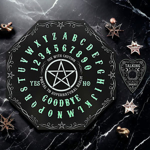 Glow in the Dark Octagon Spirit Board for Fun Gatherings - The Fashion Gift Shop Octagonal Spirit Boards by Spirit of equinox