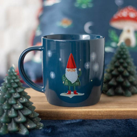 The Fashion Gift Shop: Gnome Sweet Gnome - Toadstool, Mushroom and a Charming Snail Mugs by Jones Home & Gifts, Mugs and Cups