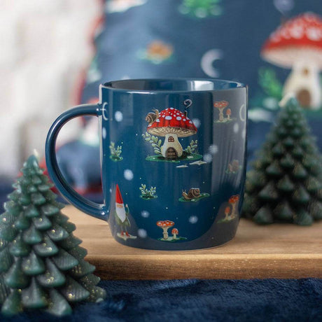 The Fashion Gift Shop: Gnome Sweet Gnome - Toadstool, Mushroom and a Charming Snail Mugs by Jones Home & Gifts, Mugs and Cups