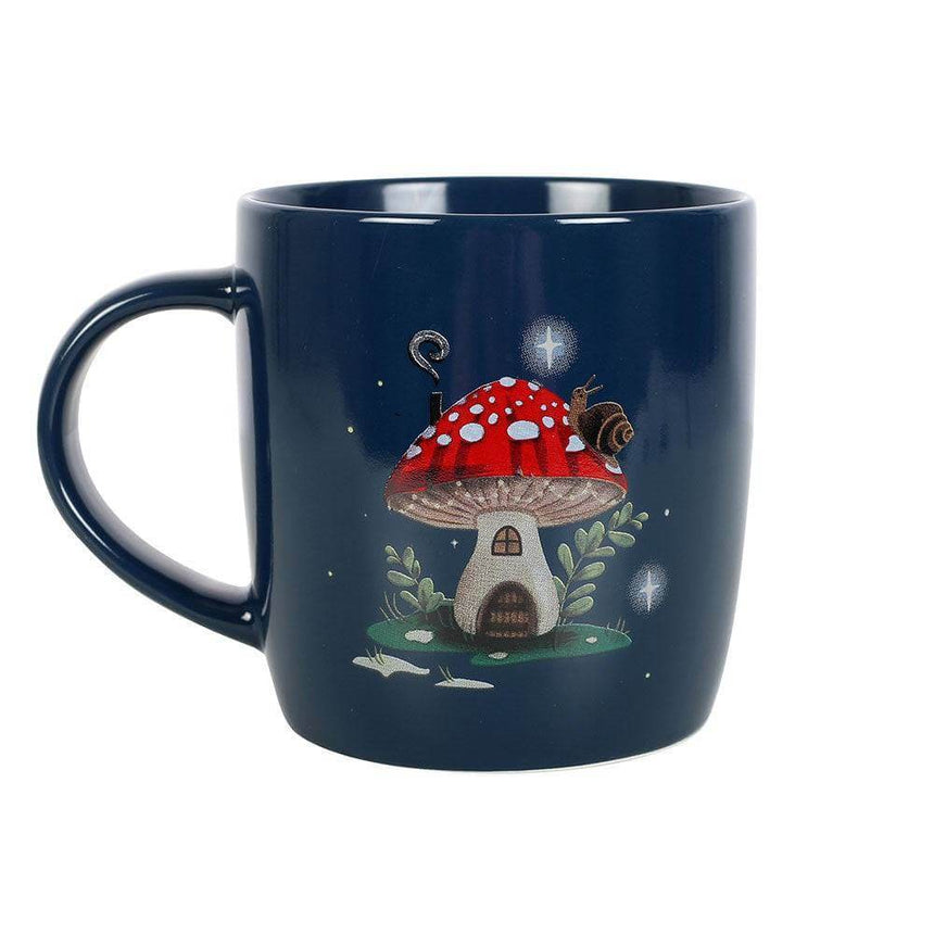 The Fashion Gift Shop: Gnome Sweet Gnome - Toadstool, Mushroom and a Charming Snail Mugs by Jones Home & Gifts, Mugs and Cups
