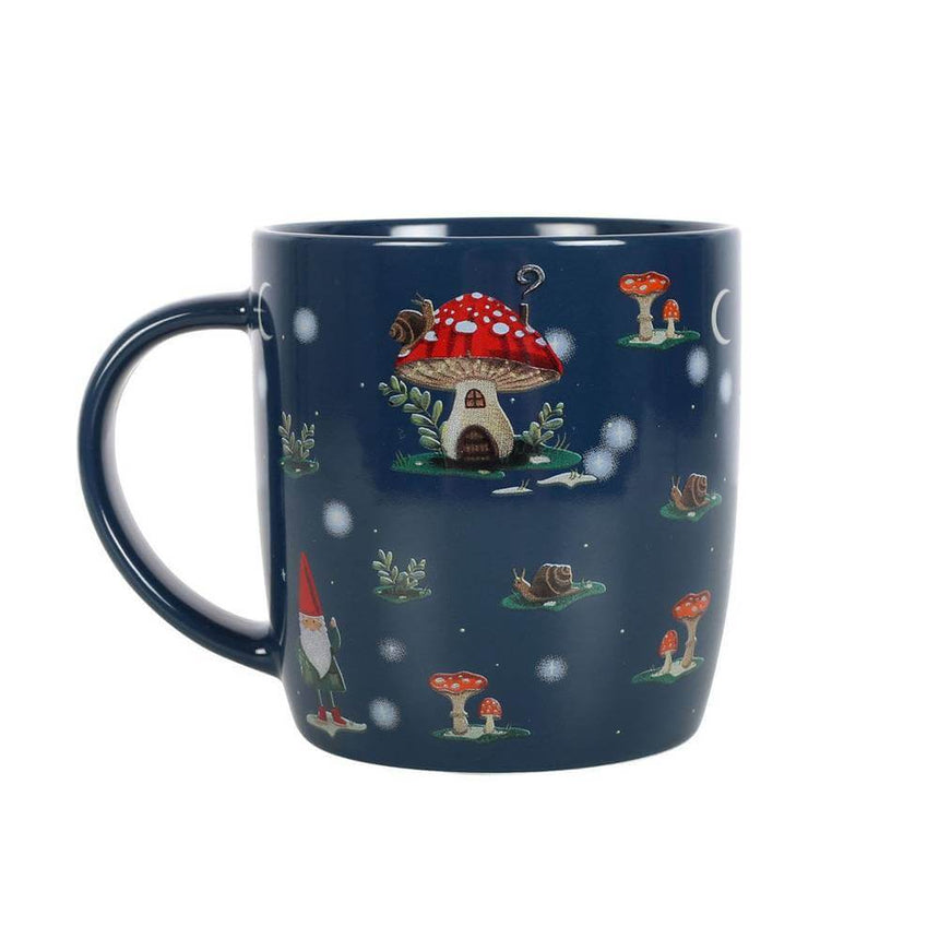 The Fashion Gift Shop: Gnome Sweet Gnome - Toadstool, Mushroom and a Charming Snail Mugs by Jones Home & Gifts, Mugs and Cups