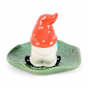 The Fashion Gift Shop: Gonk with Lily Pad Incense Stick Holder by Jones Home & Gifts, Incense Holders