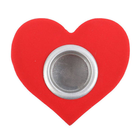 The Fashion Gift Shop: Red Heart Wooden Elegance Taper Candle Holder by Jones Home & Gifts, Candle Holders