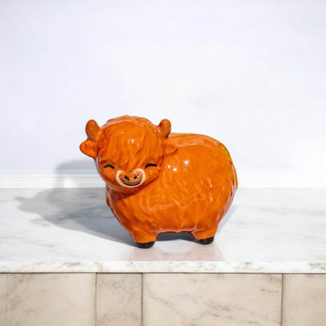 The Fashion Gift Shop: Highland Cow With Gift Box, Ideal Present, Teachers Thank You Gifts, Token Gift by Sass and Belle, Token Gifts