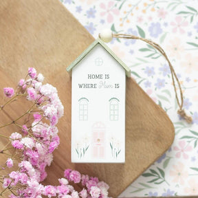 The Fashion Gift Shop: Home Is Where Mum Is Hanging and Happy Place House Decoration by Jones Home & Gifts, Hanging Decoration