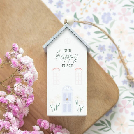The Fashion Gift Shop: Home Is Where Mum Is Hanging and Happy Place House Decoration by Jones Home & Gifts, Hanging Decoration