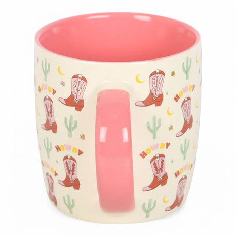 The Fashion Gift Shop: Cowboy Mugs with Cowboy Boots and Howdy Printed Allover by Retro Rodeo collection of cowboy, Mugs and Cups
