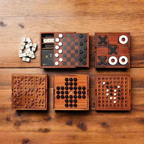 The Fashion Gift Shop: Tic - Tac - Toe - Iron & Glory Wooden Noughts & Crosses Game by Iron and Glory, Games & Puzzles