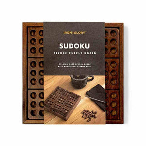 The Fashion Gift Shop: Deluxe Wooden Sudoku Puzzles and Solutions Set By Iron and Glory by Iron and Glory, Games & Puzzles