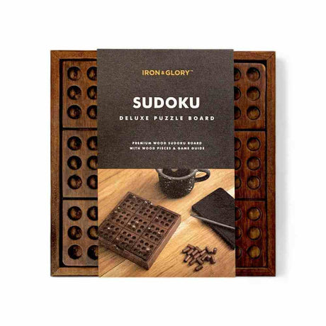 The Fashion Gift Shop: Deluxe Wooden Sudoku Puzzles and Solutions Set By Iron and Glory by Iron and Glory, Games & Puzzles