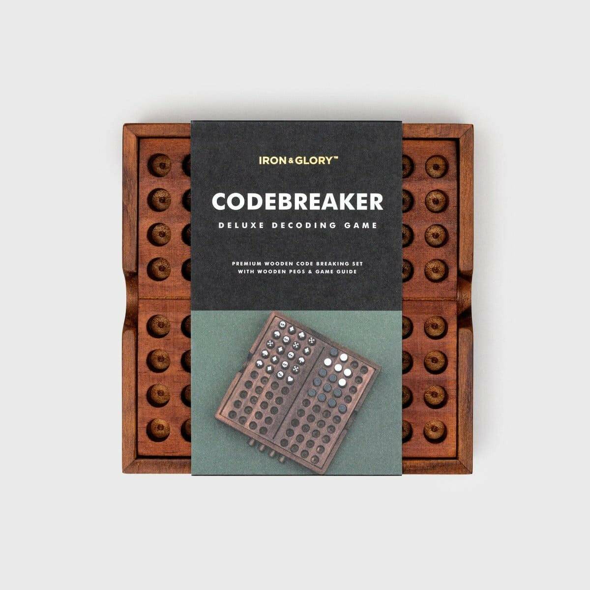 Iron & Glory Deluxe Wooden Code Breaker, Crack a Code Game  Iron and Glory  The Fashion Gift Shop .