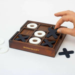 Tic - Tac - Toe - Iron & Glory Wooden Noughts & Crosses Game - The Fashion Gift Shop Games & Puzzles by Iron and Glory