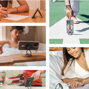 The Fashion Gift Shop: KickFlip - Black Mobile Phone Holder, Stand, hands - free By Bobino by Bobino, Mobile Phone Stands