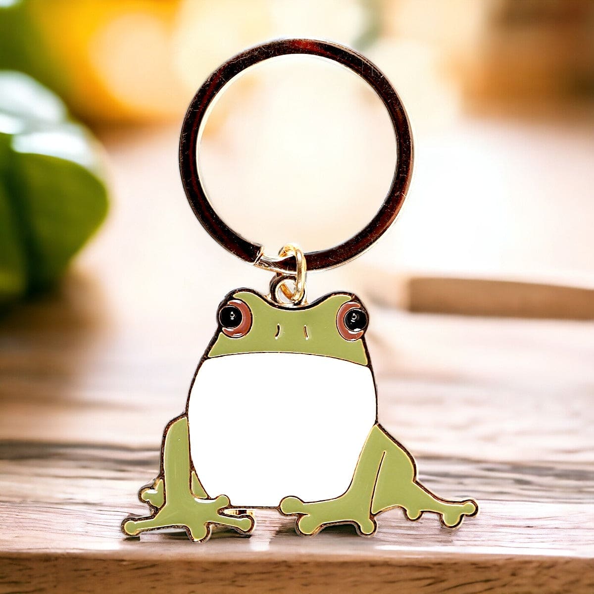 Lucky Frog Keyring - Bag Charms & Keyrings by Jones Home & Gifts