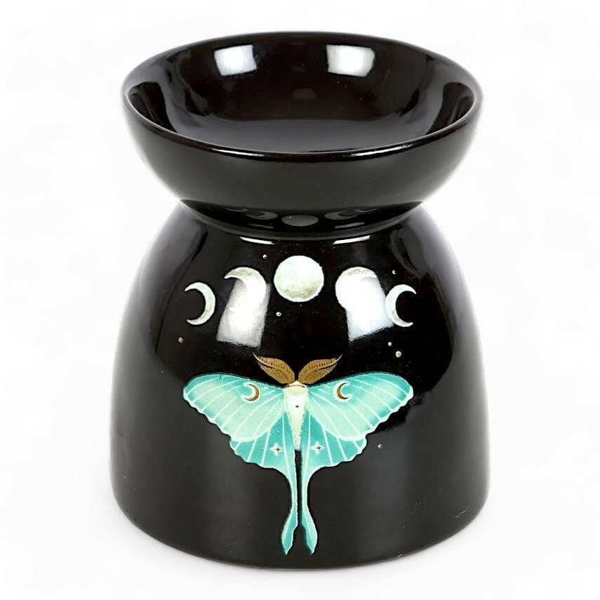 Luna Moth Oil Burner - Wax Warmer - Dark Forest Collection  Spirit of equinox  The Fashion Gift Shop .