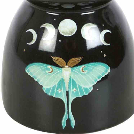 The Fashion Gift Shop: Luna Moth Oil Burner Wax Warmer Dark Forest Collection by Spirit of equinox, Oil Burner & Wax Melters