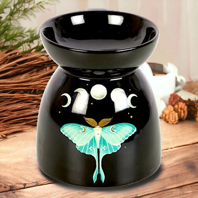 Luna Moth Oil Burner - Wax Warmer - Dark Forest Collection - Oil Burner & Wax Melters by Spirit of equinox