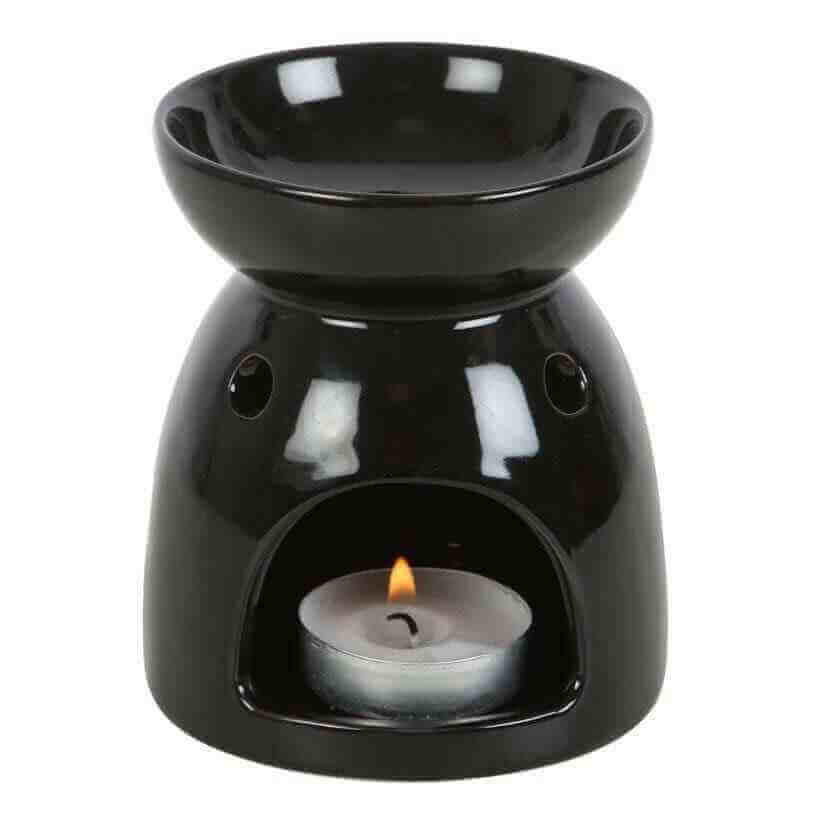 Luna Moth Oil Burner Wax Warmer Dark Forest Collection by Spirit of equinox