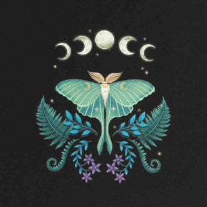 The Fashion Gift Shop: Luna Moth Polycotton Tote Bag for Everyday Use by Spirit of equinox, Lunch Boxes & Totes