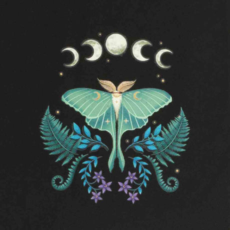 The Fashion Gift Shop: Luna Moth Polycotton Tote Bag for Everyday Use by Spirit of equinox, Lunch Boxes & Totes